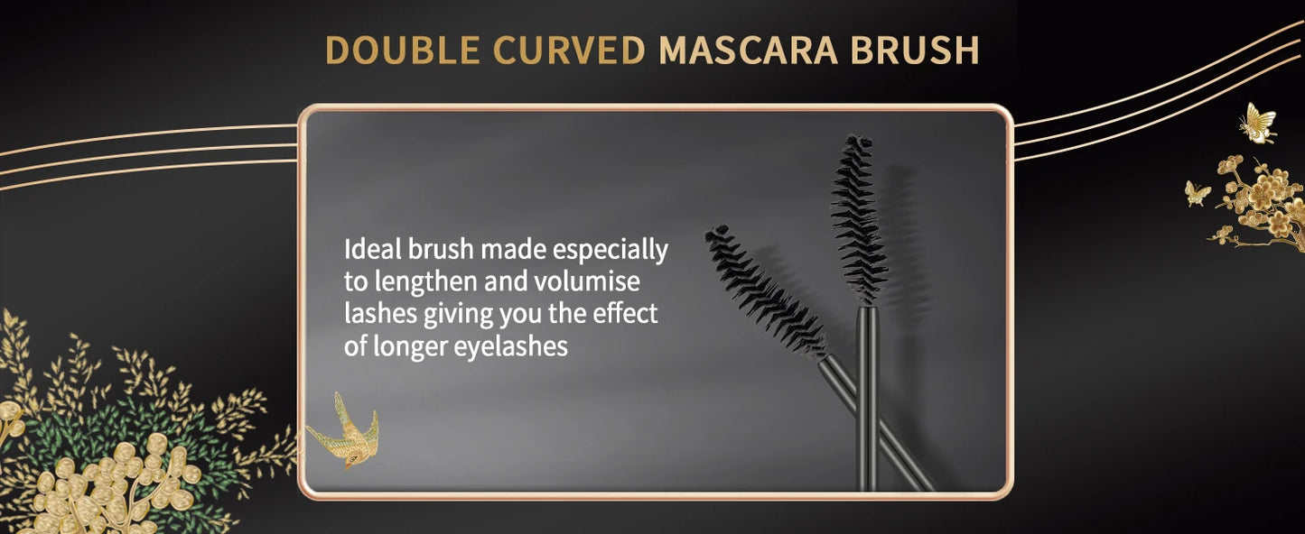 CATKIN Mascara Black, Volumizing & Lengthening Waterproof Nourish Eyelash Mascara, Create Longer and Thicker Looking Lashes